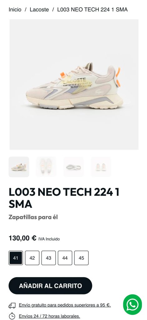 Imagen del proyecto Zapatengo, se visualiza una vista previa en un mockup móvil